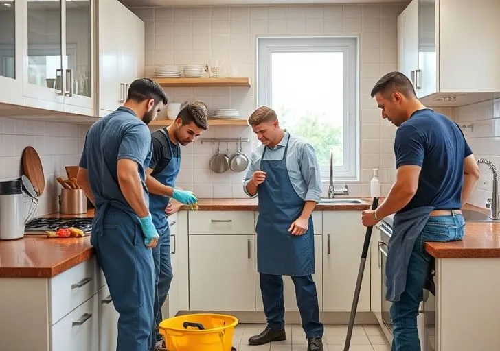 تنظيف المطابخ